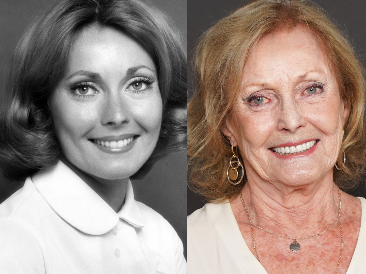 Judith McConnell en 1974 | Judith McConnell en 2019 | Source : Getty Images