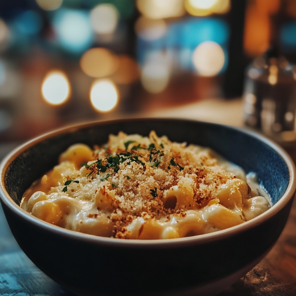 Un bol de macaronis au fromage | Source : Midjourney
