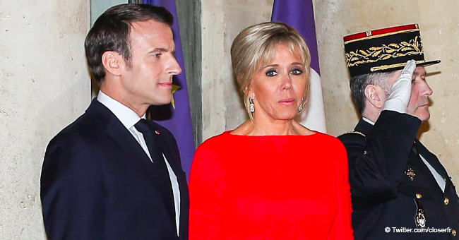 Brigitte Macron met en valeur sa taille fine dans une robe rouge pour la rencontre avec le président chinois