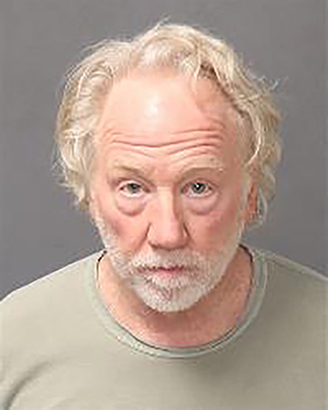 Timothy Busfield sur une photo prise lors de son arrestation après s'être rendu aux autorités à Albuquerque, au Nouveau-Mexique, le 13 janvier 2026. Source : Getty Images