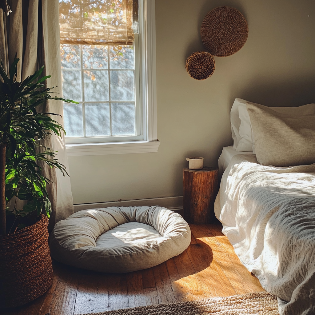 Une chambre à coucher douillette | Source : Midjourney