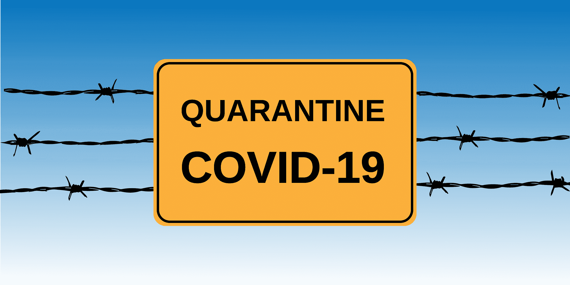 insigne de quarantaine au coronavirus | Source : Getty Images