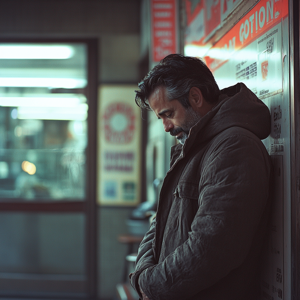 Un homme triste | Source : Midjourney