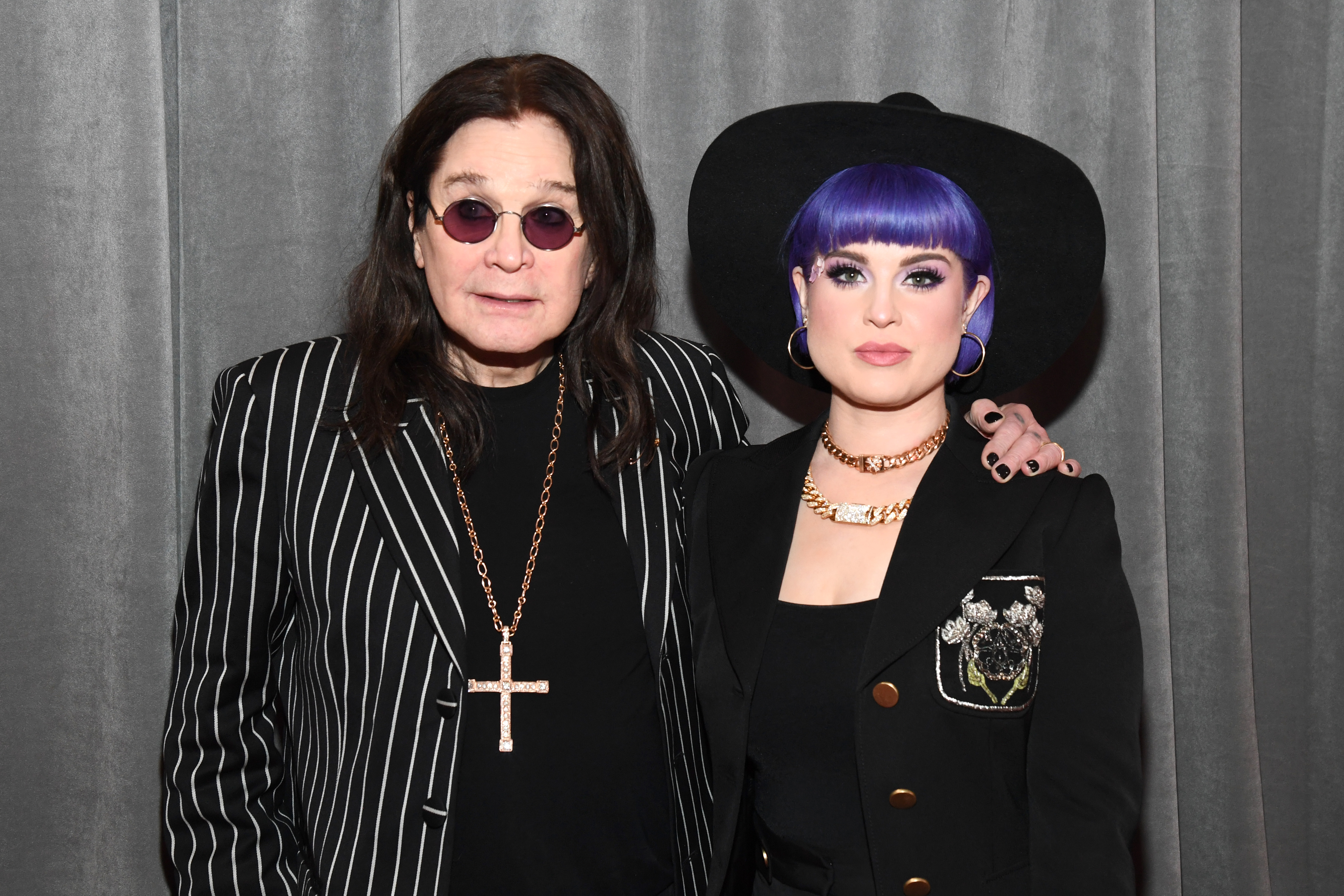 Ozzy Osbourne et Kelly Osbourne lors de la 62e cérémonie annuelle des GRAMMY Awards à Los Angeles, en Californie, le 26 janvier 2020 | Source : Getty Images
