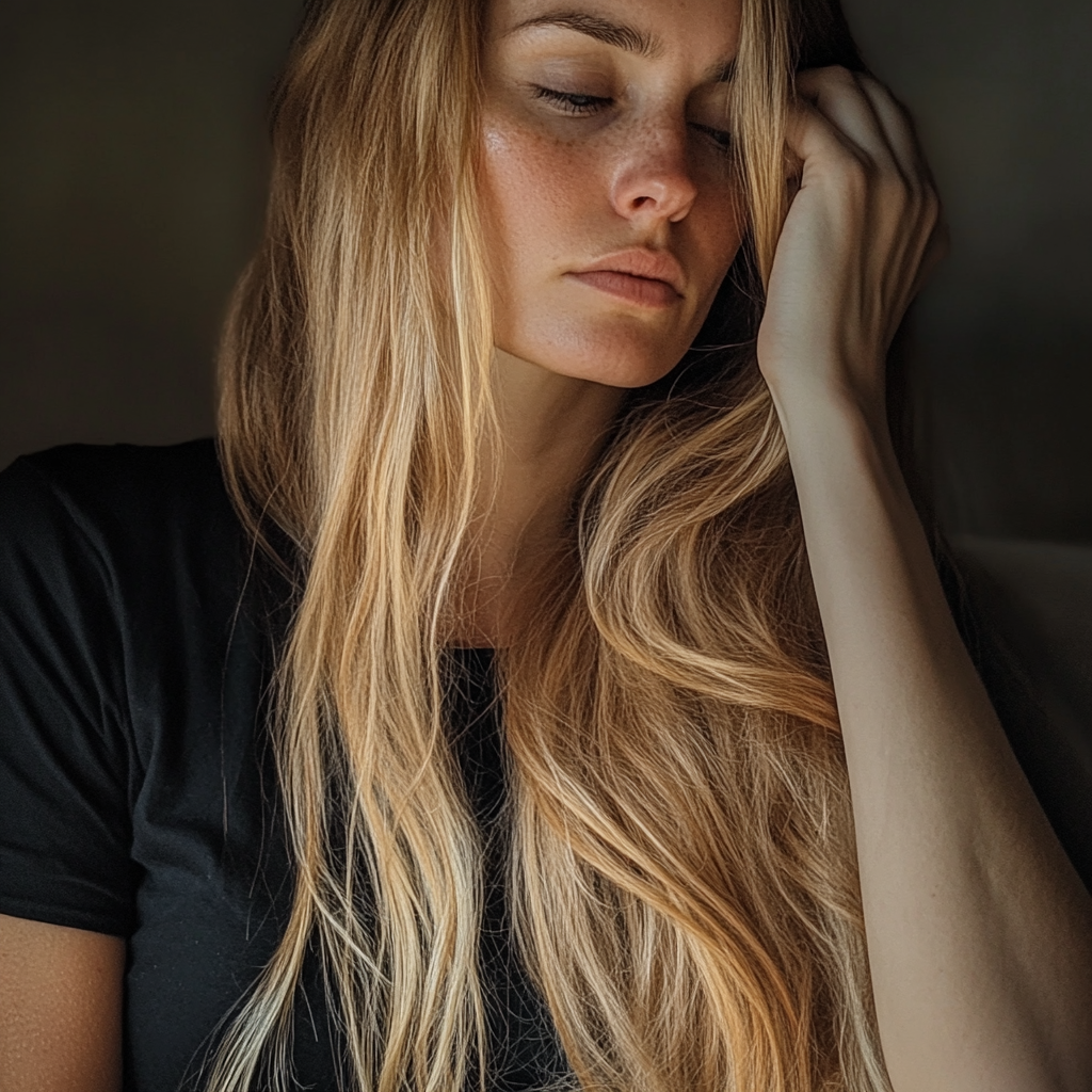 Une femme bouleversée | Source : Midjourney