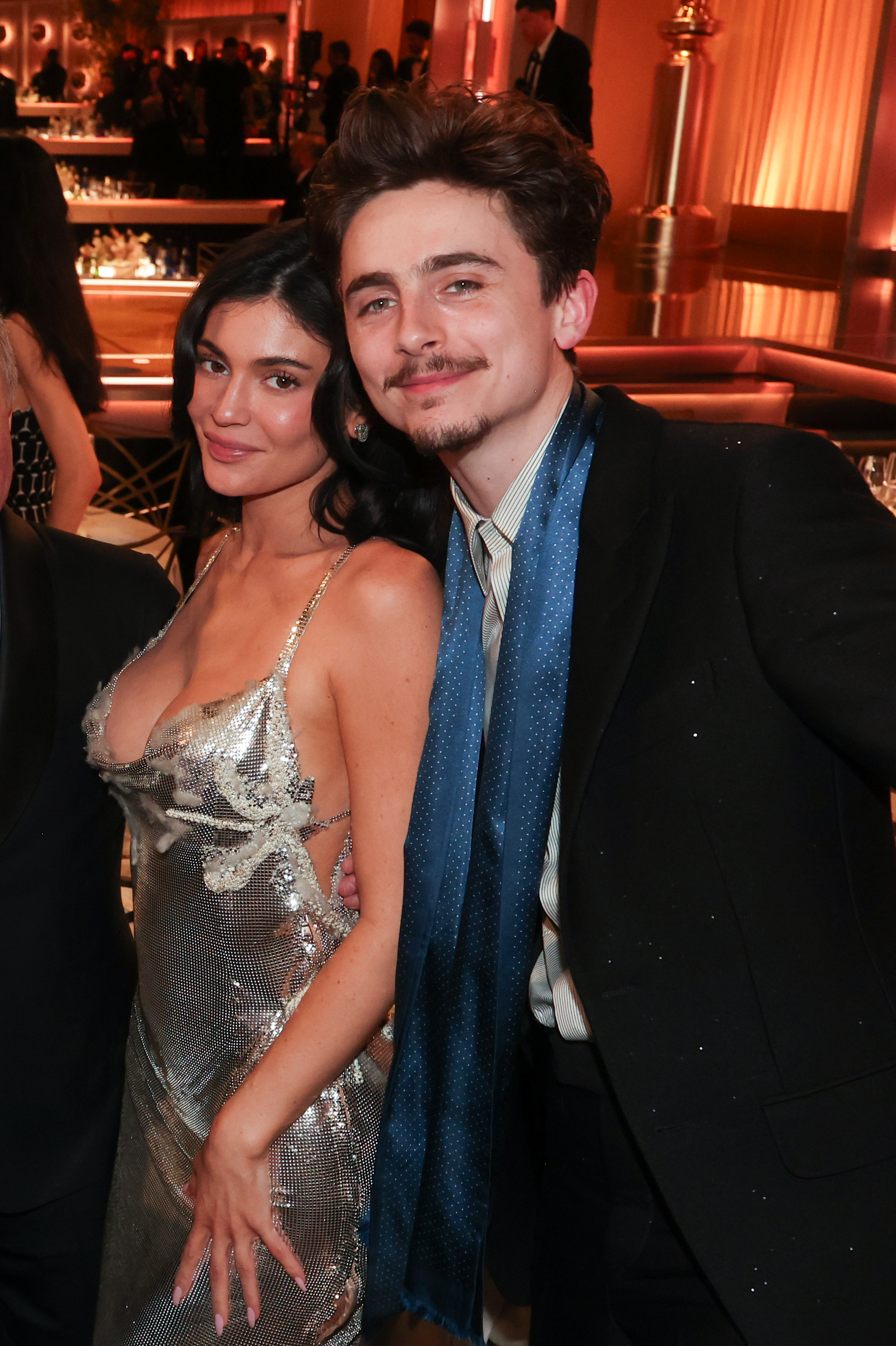 Kylie Jenner et Timothée Chalamet assistent à la 82e cérémonie annuelle des Golden Globe Awards | Source : Getty Images