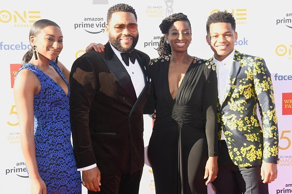 Anthony Anderson et sa famille au 50th NAACP Image Awards au Dolby Theatre le 30 mars 2019 | Photo: Getty Images.