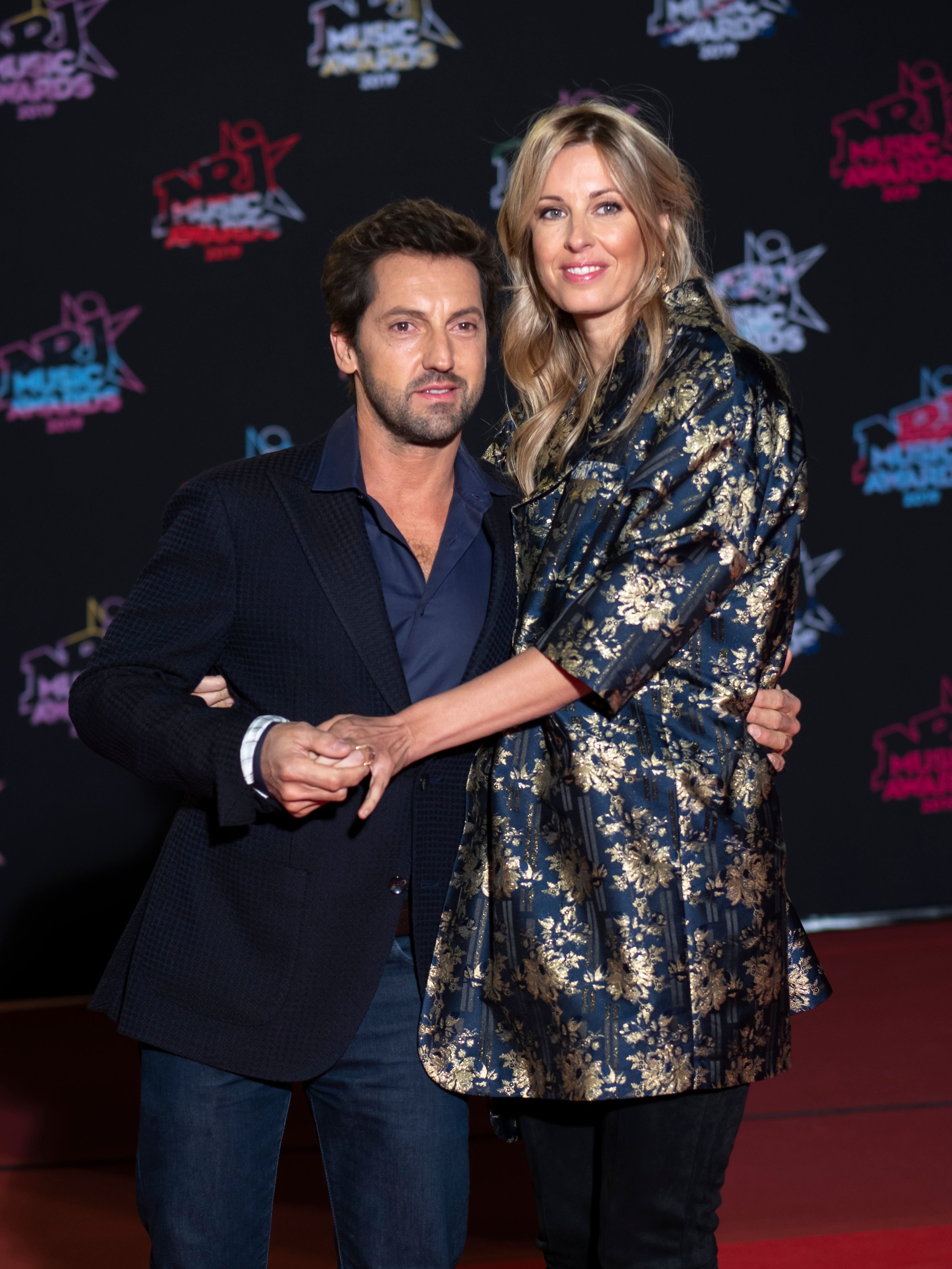 Frederic Diefenthal et Gwendoline Hamon assiste à la 21e NRJ Music Awards au Palais des Festivals le 09 novembre 2019 à Cannes, France.  | Photo : Getty Images