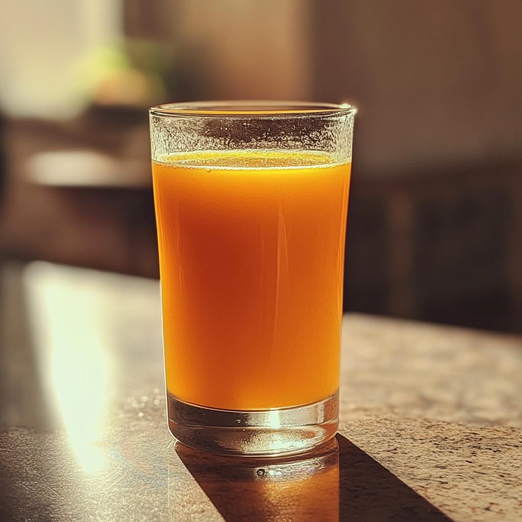 Un verre de jus de fruit | Source : Midjourney