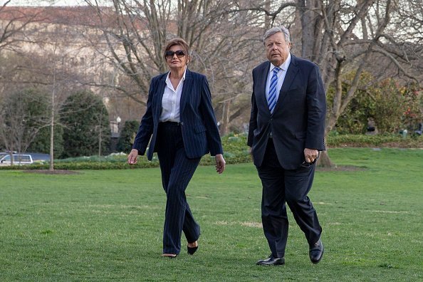 Amalija Knavas et Viktor Knavas à la Maison Blanche à Washington, D.C., États-Unis, le 31 mars 2019 | Photo : Getty Images