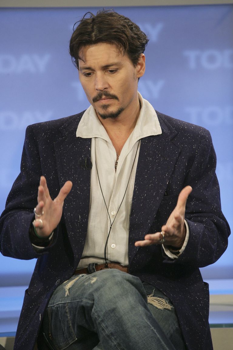 Johnny Depp présent dans l'émission "Today" de NBC News. | Source : Getty Images