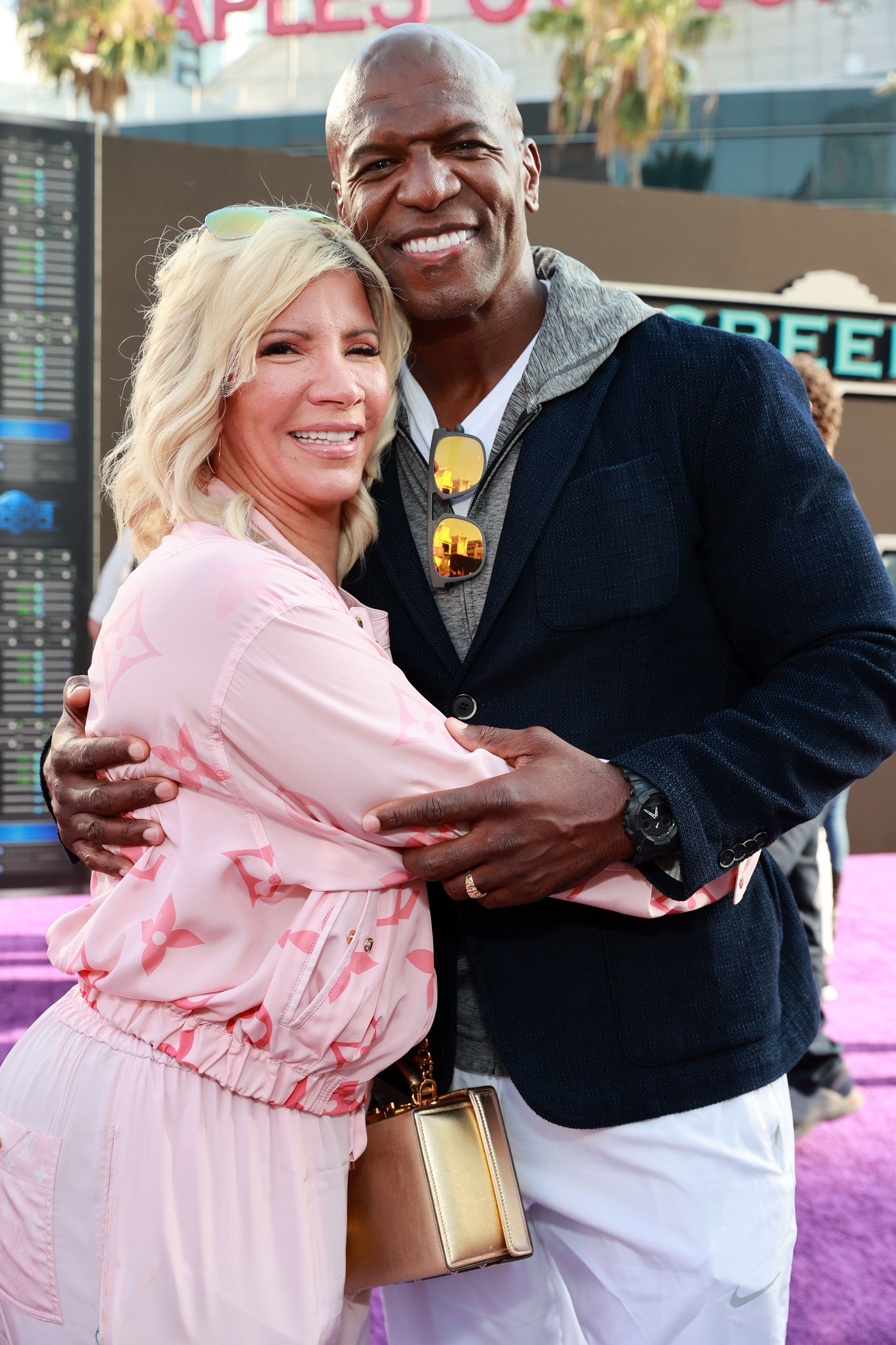 Rebecca King-Crews et Terry Crews assistent à la première du film "Space Jam : Un nouvel héritage" au Regal LA Live le 12 juillet 2021 à Los Angeles, Californie. | Source : Getty Images