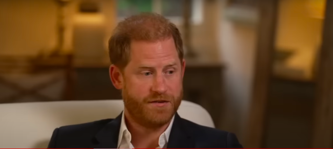 Le prince Harry lors de son interview avec la BBC, postée le 2 mai 2025. | Source : YouTube/BBC News