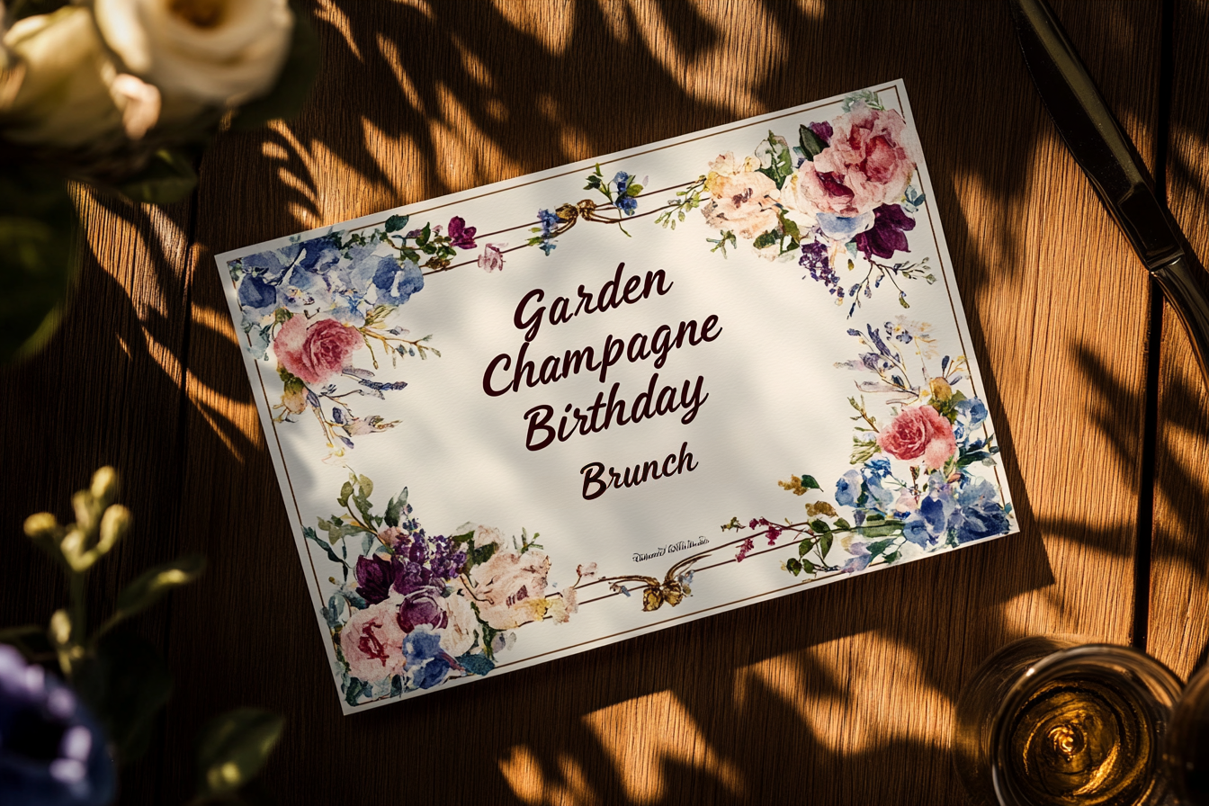 Une carte d'invitation | Source : Midjourney
