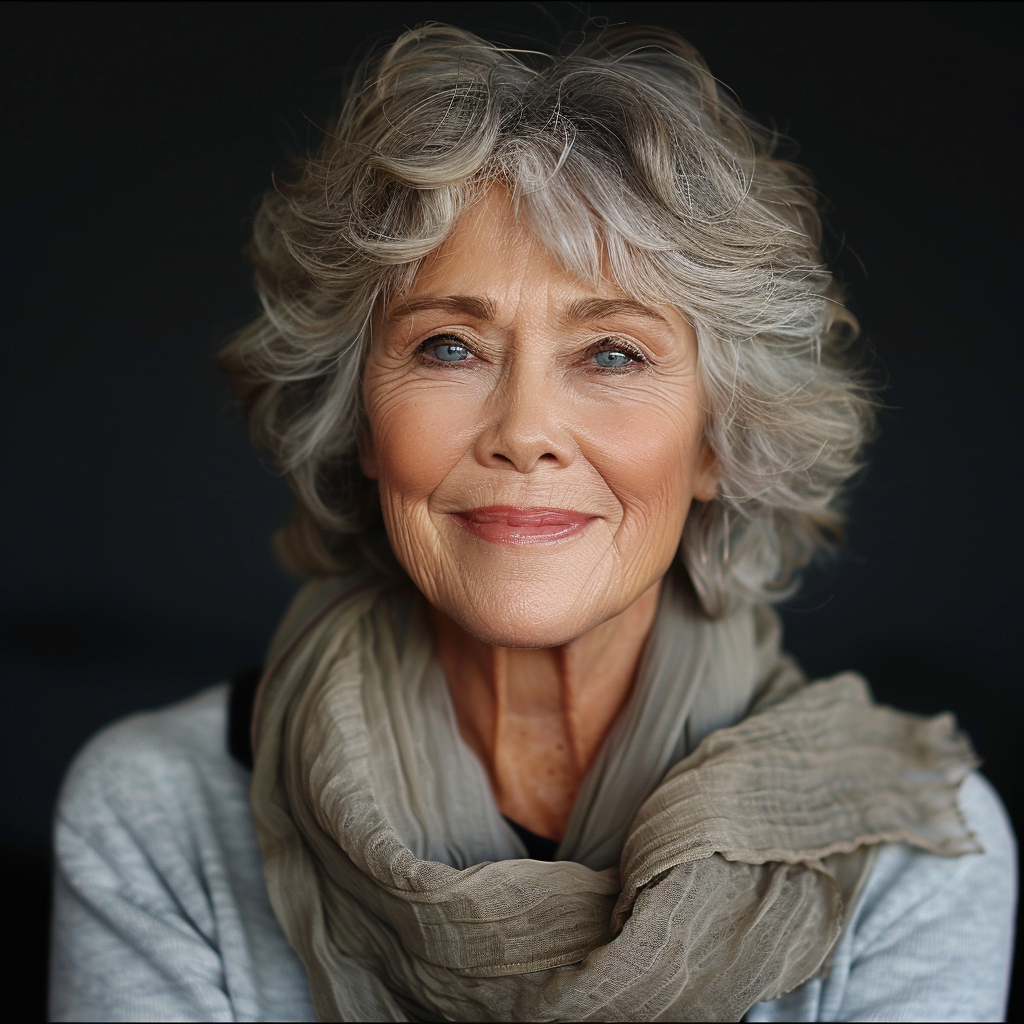 Une représentation AI de ce à quoi Jane Fonda aurait pu ressembler sans chirurgie plastique | Source : Midjourney