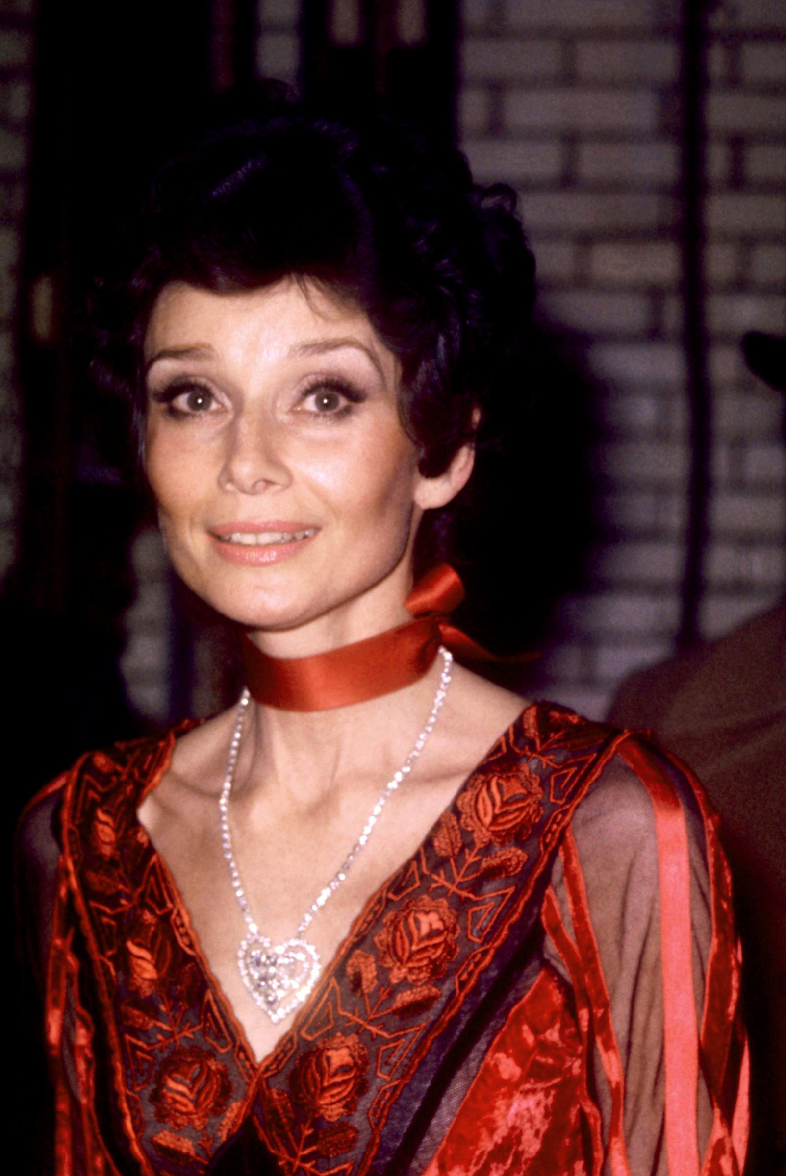 Audrey Hepburn le 1er janvier 1980 à New York. | Source : Getty Images