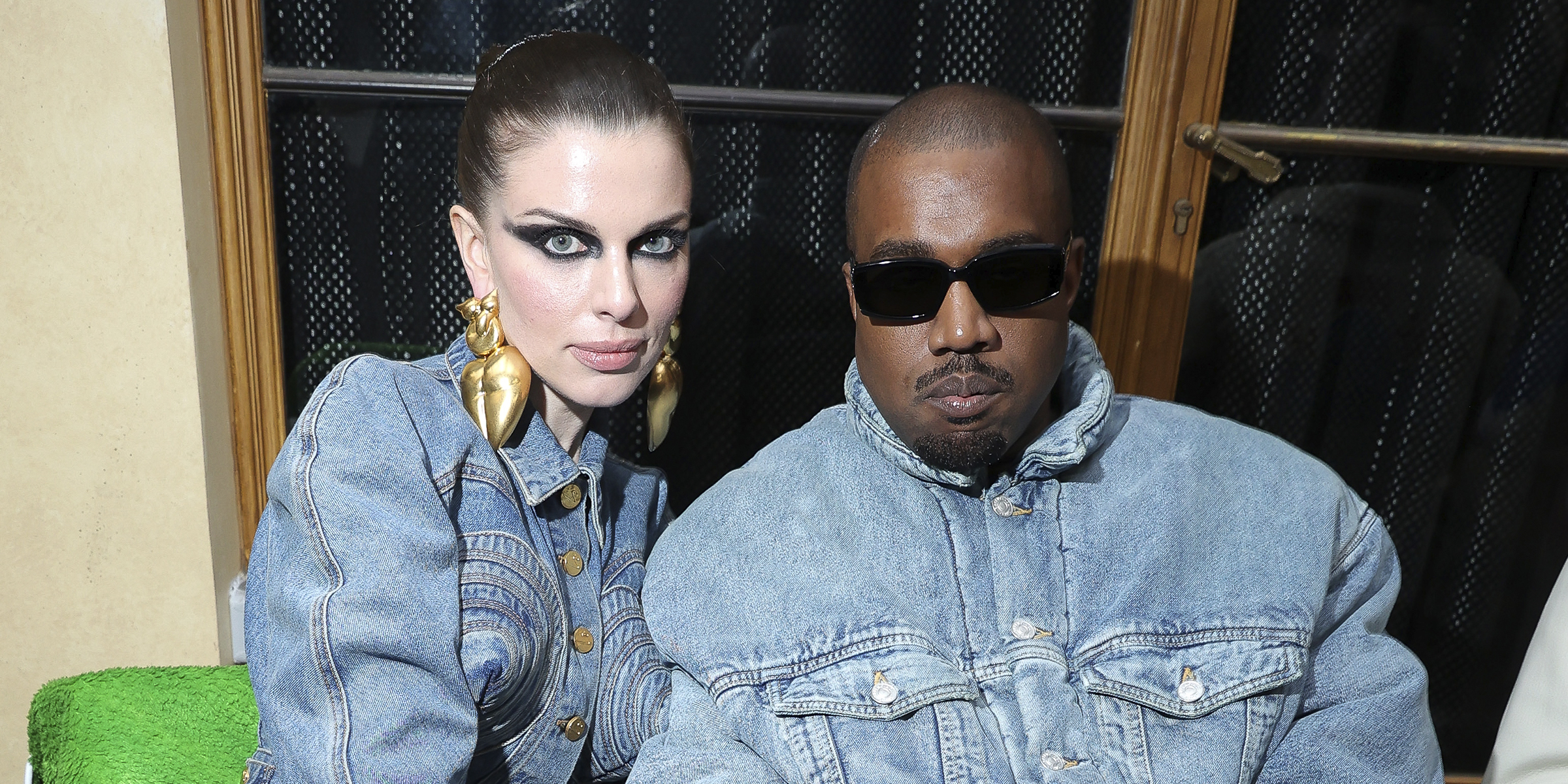 Julia Fox et Kanye West. | Source : Getty Images