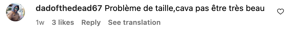 Commentaire d’un internaute sur le duo formé par Nelson Monfort et Calisson Goasdoué | Source : Capture Instagram