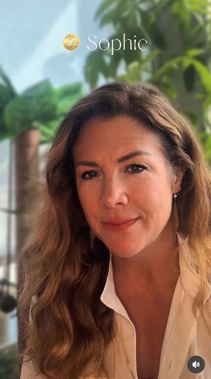 Une capture d'écran de la vidéo de Sophie Grégoire Trudeau, datée du 13 octobre 2025. | Source : Instagram/sophiegregoiretrudeau