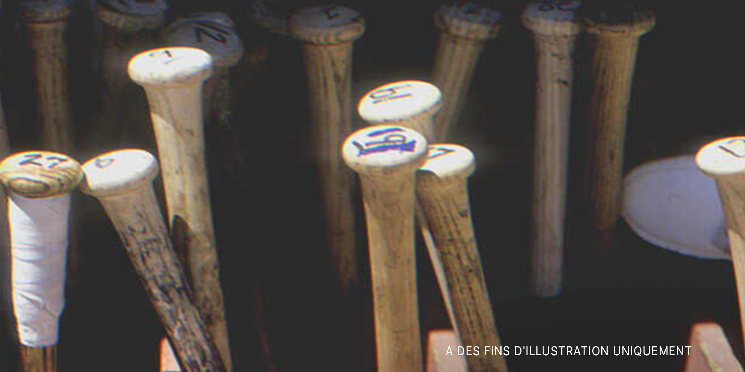Des battes de baseball | Source : Shutterstock