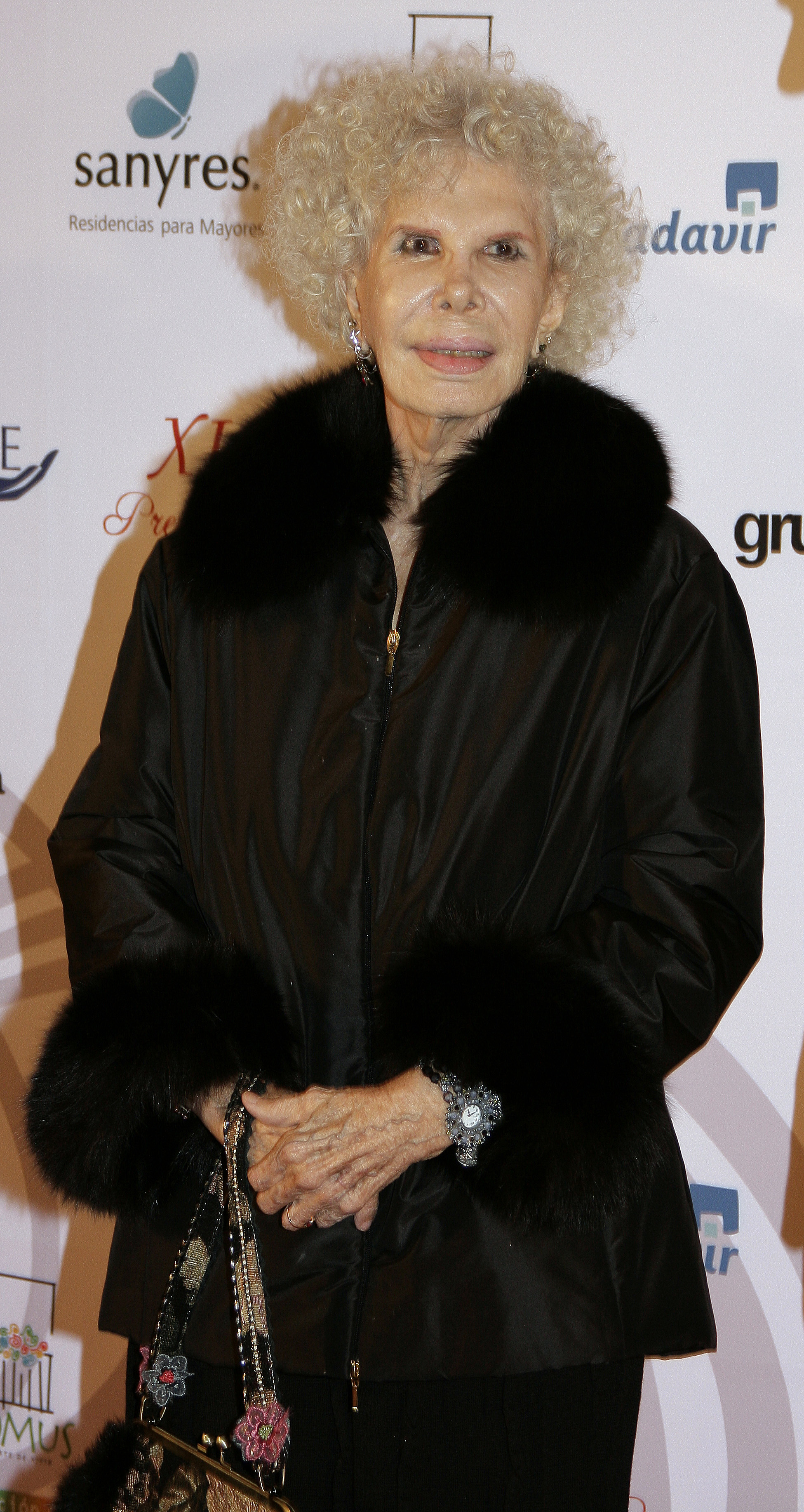 La duchesse d'Alba, Maria del Rosario Cayetana Fitz-James Stuart, lors de la remise des prix Jubilo à Madrid, Espagne, le 15 décembre 2009 | Source : Getty Images