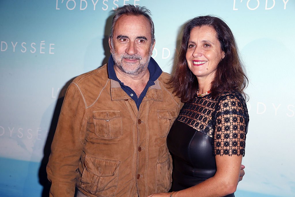L'acteur Antoine Dulery et sa femme actrice et réalisatrice Pascale Pouzadoux assistent à "L'Odyssee" Paris Premiere au Cinéma UGC Normandie le 3 octobre 2016 à Paris, France. | Photo : Getty Images.