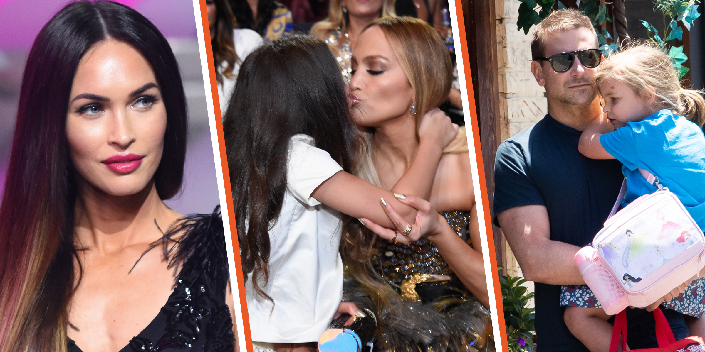Meghan Fox | Emme Muñiz et Jennifer Lopez | Bradley Cooper et Lea Cooper | Source : Getty Images