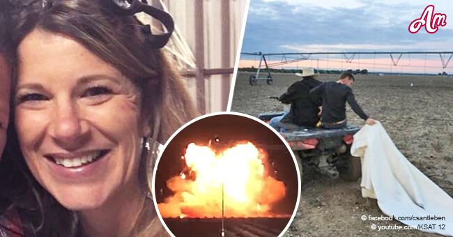 Une femme explose sa robe de mariée lors d'une explosion massive pour finaliser son divorce