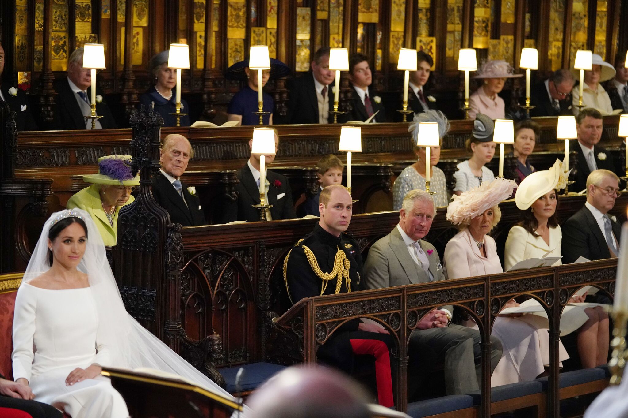 Siège vide à côté du Prince William au mariage royal | Getty Images