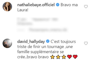 Commentaires de David Hallyday et de Nathalie Baye sur la video de Laura Smet | Photo : Instagram / Laura Smet