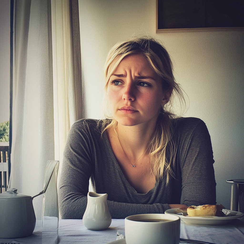 Une femme bouleversée | Source : Midjourney