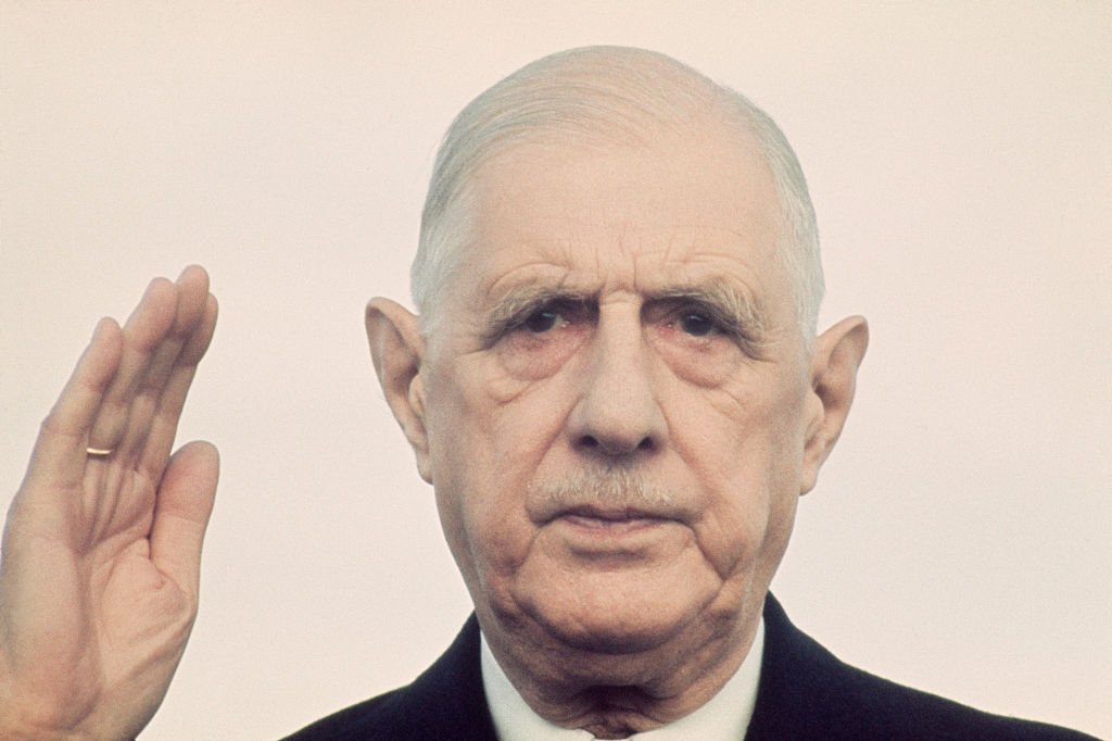 Le président français, le général Charles de Gaulle. | Photo : Getty Images