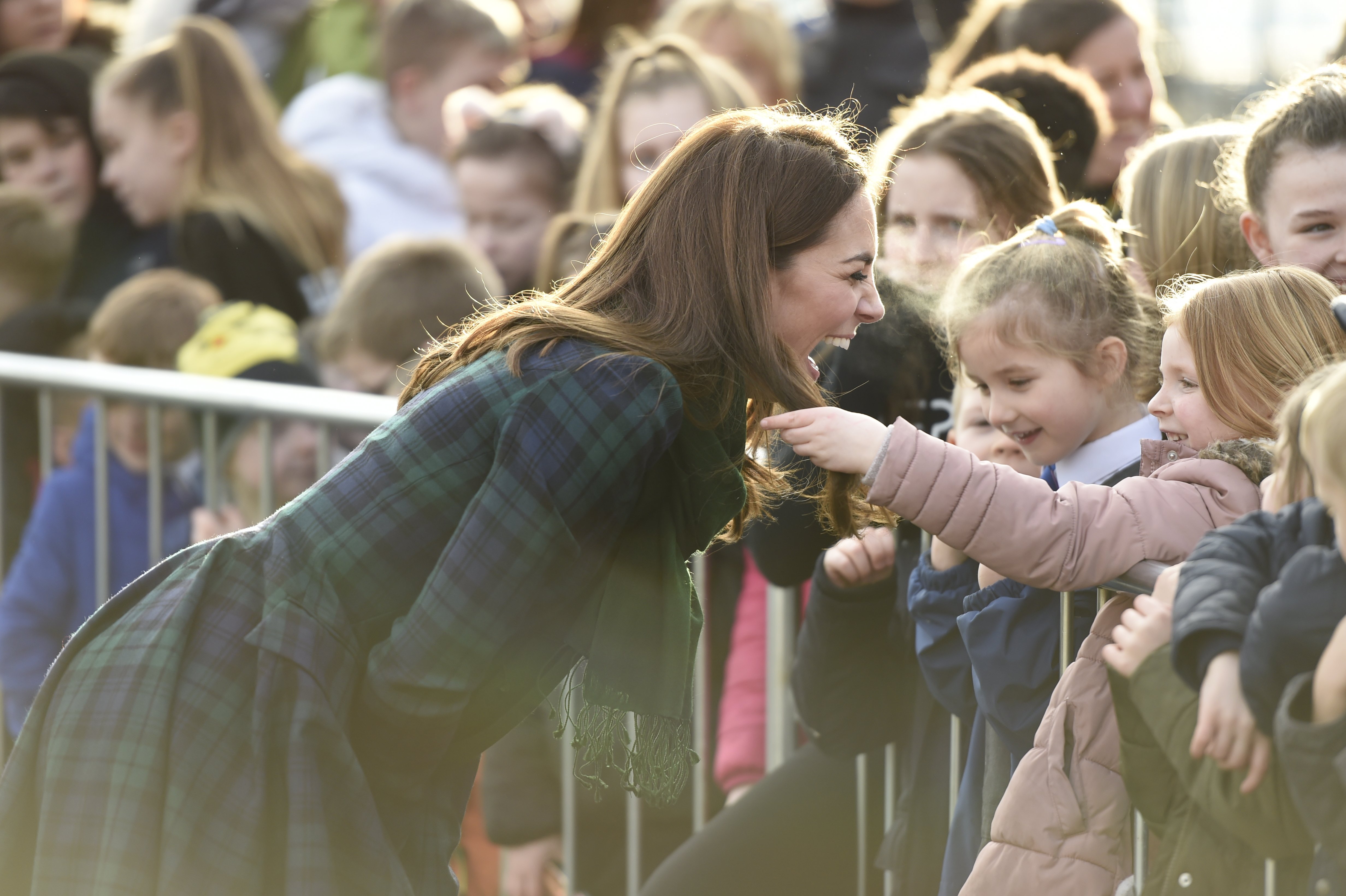 Kate Middleton lors du rassemblement à Dundee l Source: Getty Images