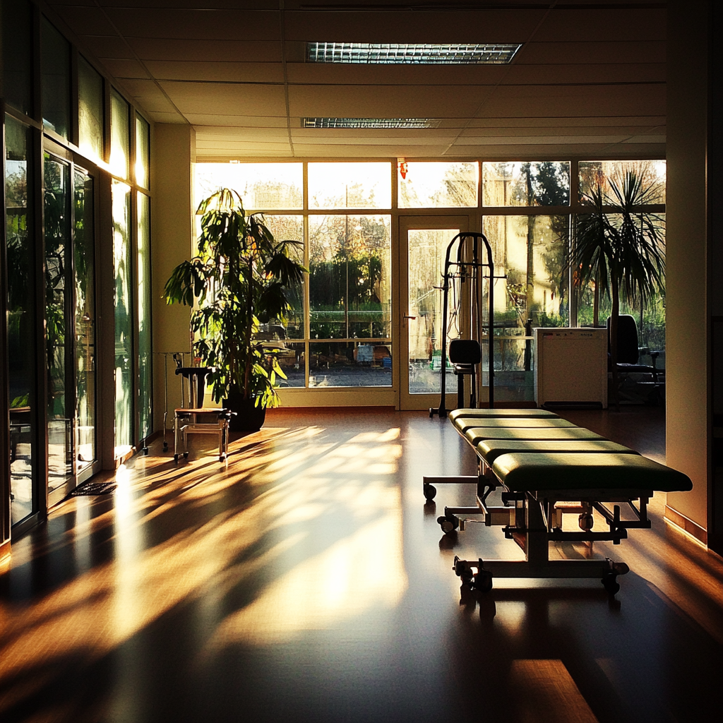 Inside a rehabilitation center | Source: Midjourney