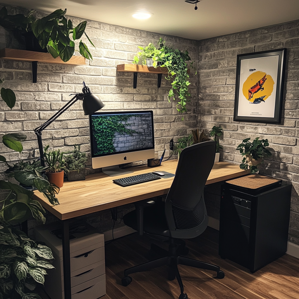 Un cadre de bureau dans un sous-sol | Source : Midjourney