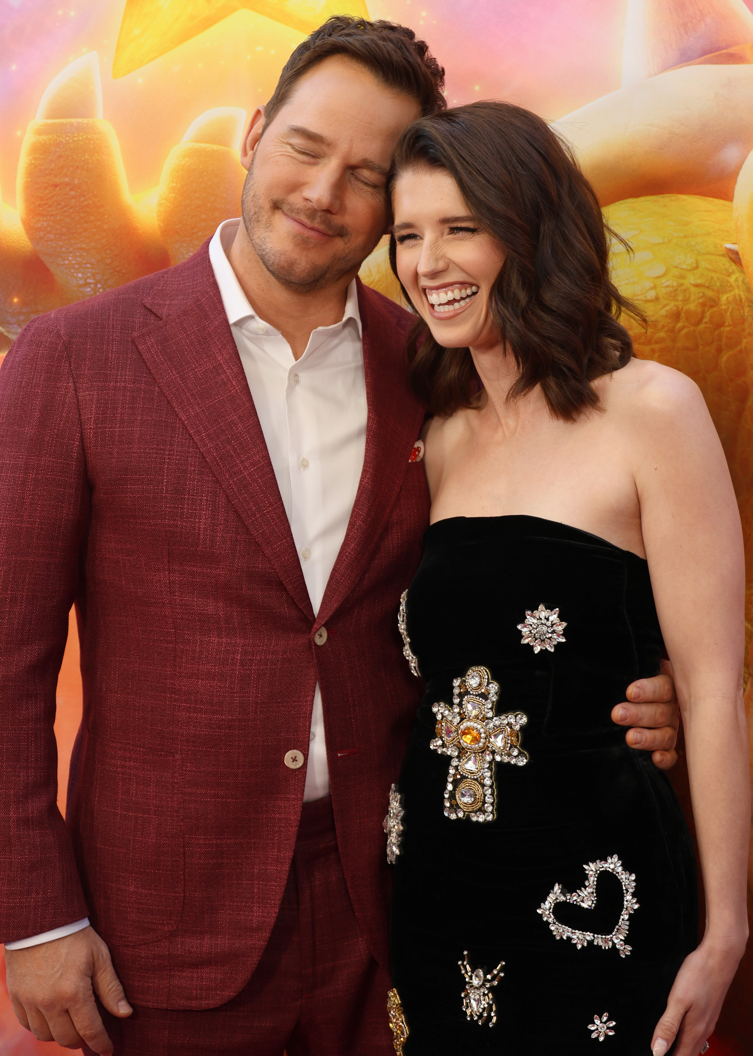 Chris Pratt et Katherine Schwarzenegger lors d'une projection spéciale du film "The Super Mario Bros. Movie" d'Universal Pictures au Regal LA Live le 1er avril 2023 à Los Angeles, Californie. | Source : Getty Images