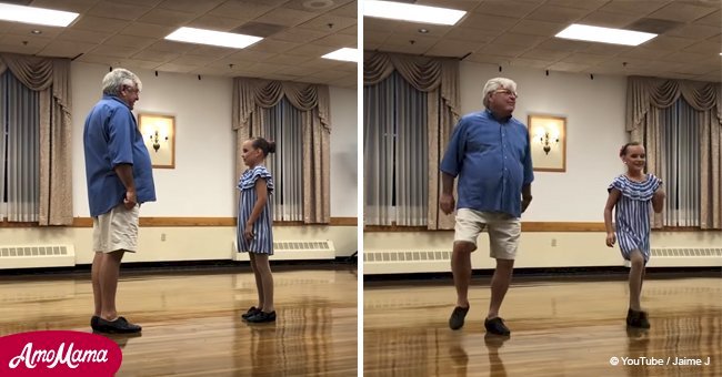 La performance de claquettes d'une fille avec son grand-père de 72 ans est devenue virale