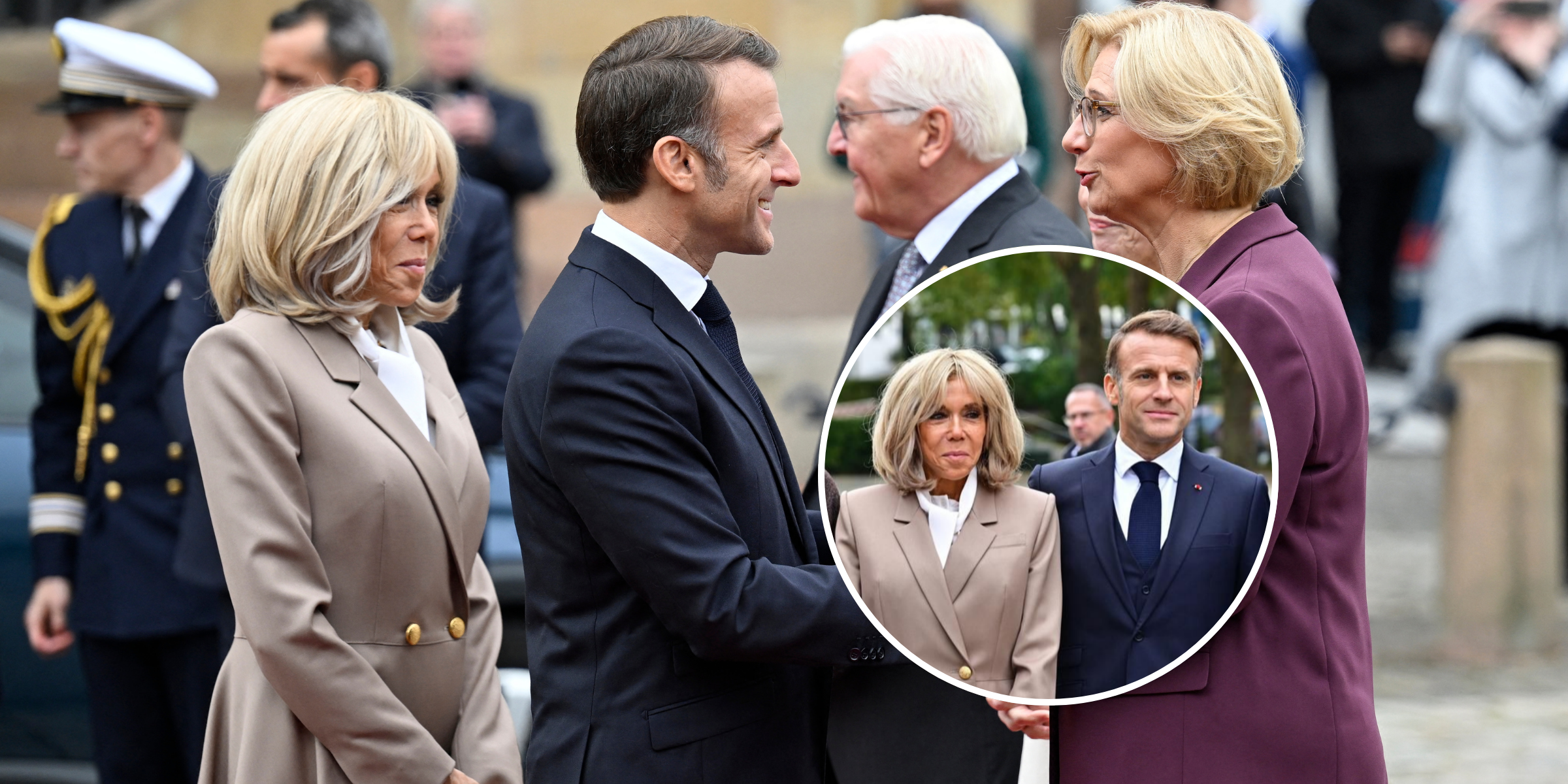 Emmanuel et Brigitte Macron | Source : Getty Images