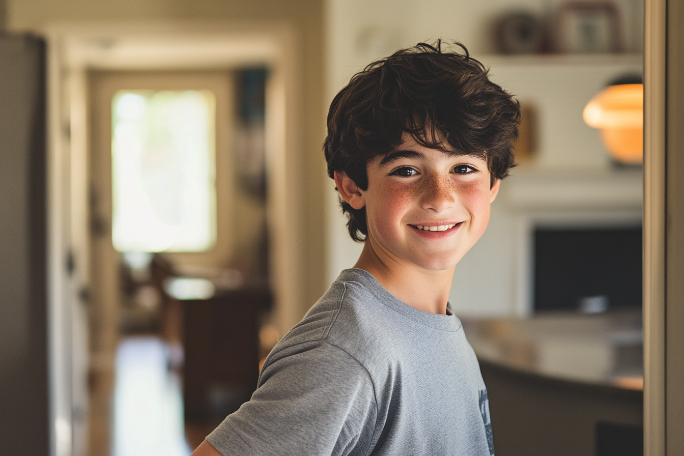 A smiling teenager | Source: Midjourney