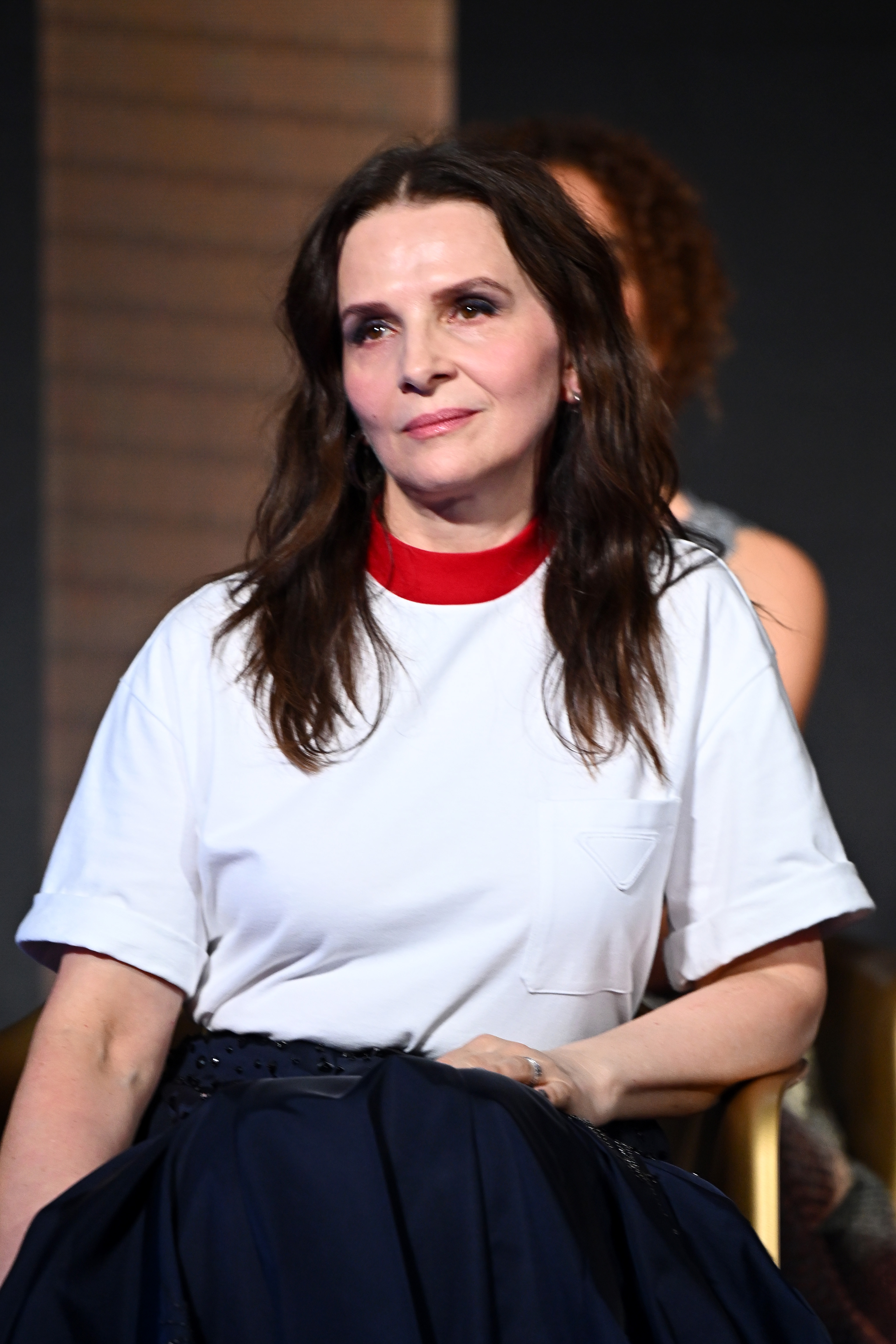 La présidente du jury Juliette Binoche à la cérémonie de clôture sur le tapis rouge du 78e Festival de Cannes au Palais des Festivals, le 24 mai 2025 à Cannes, en France I Source : Getty Images
