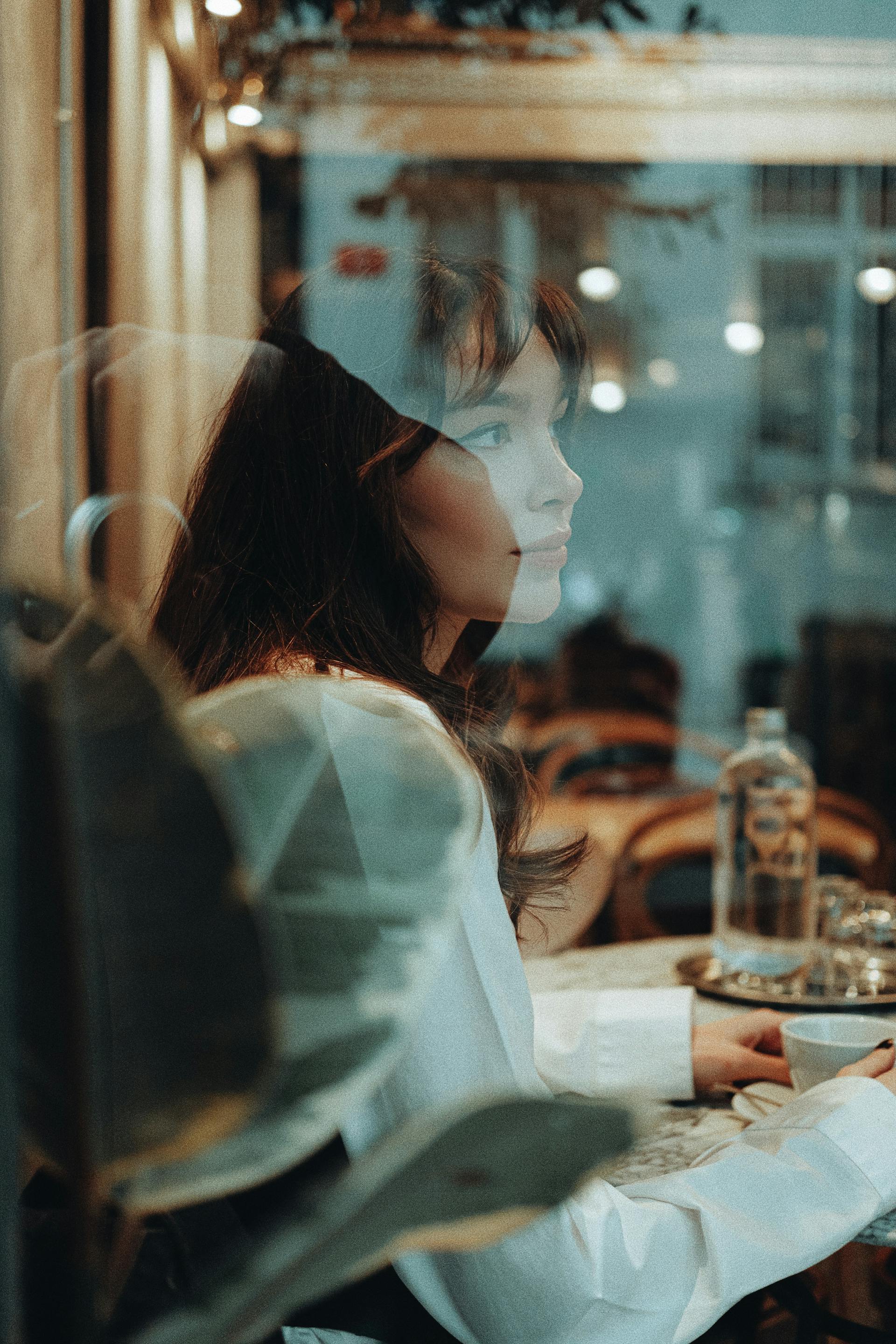 Une femme dans un café | Source : Pexels