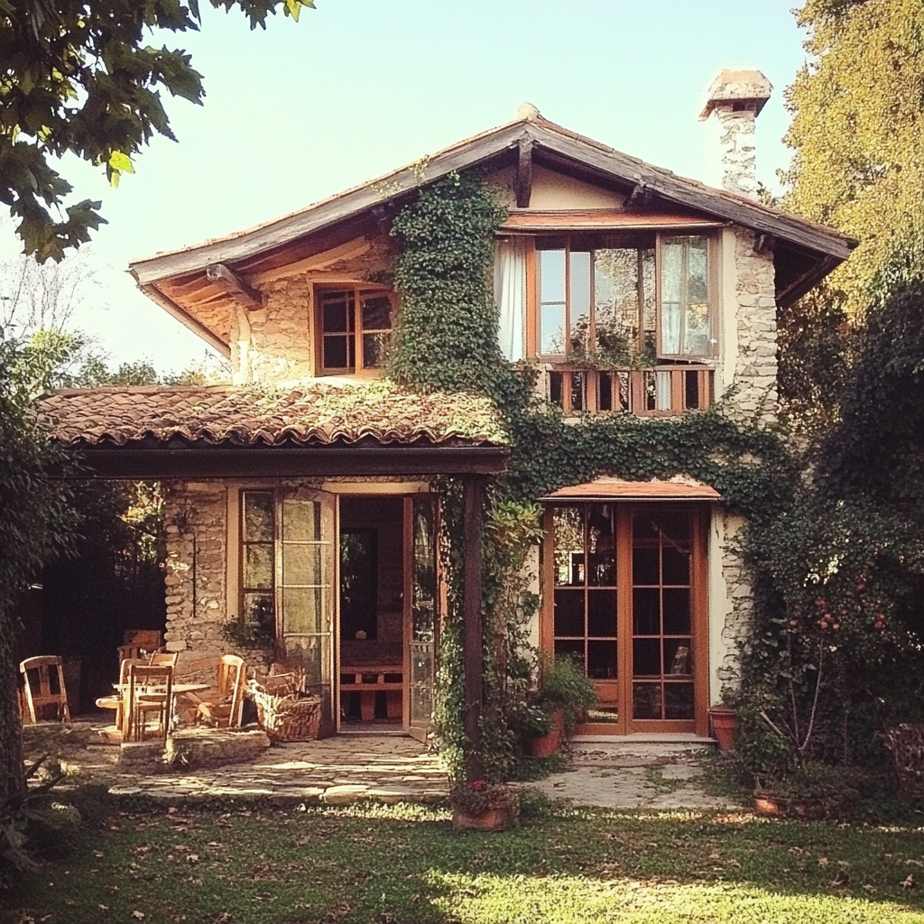 L'extérieur d'une maison | Source : Midjourney