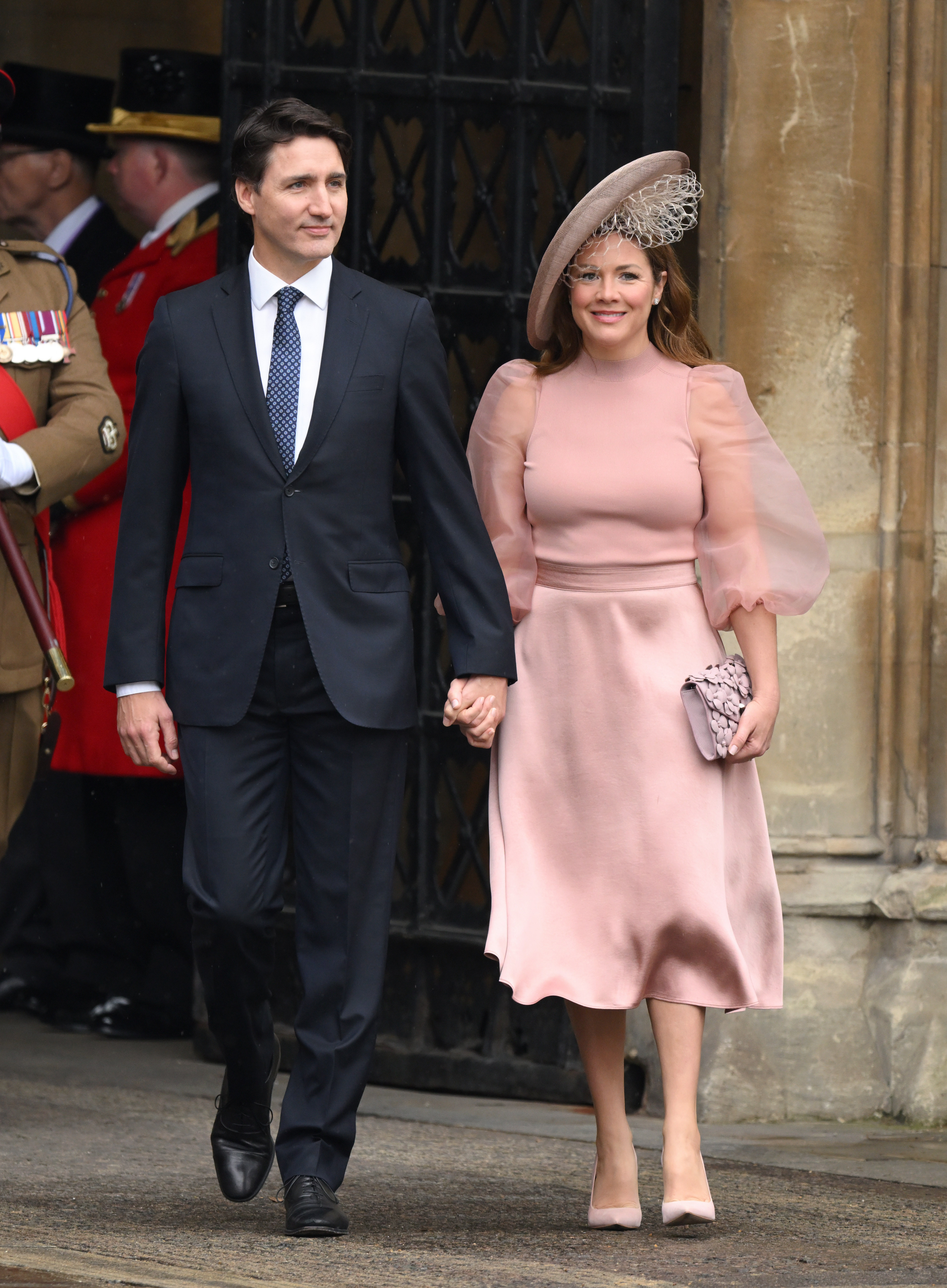 Justin Trudeau et Sophie Grégoire Trudeau à l'abbaye de Westminster pour le couronnement du roi Charles III et de la reine Camilla, le 6 mai 2023, à Londres, en Angleterre. | Source : Getty Images