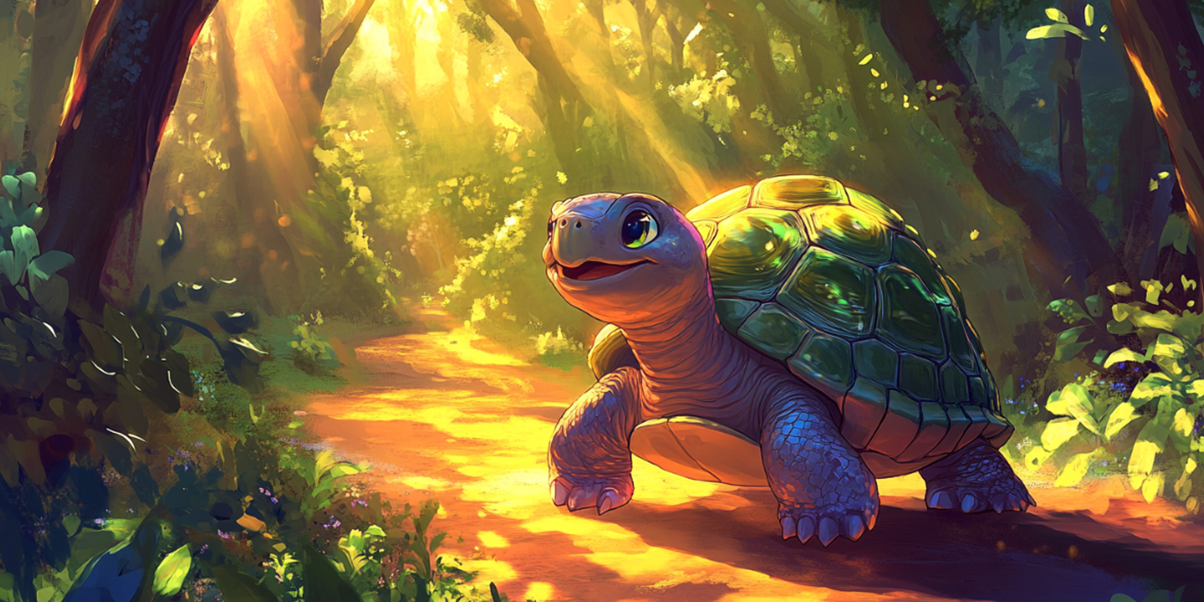 Une tortue souriante | Source : AmoMama