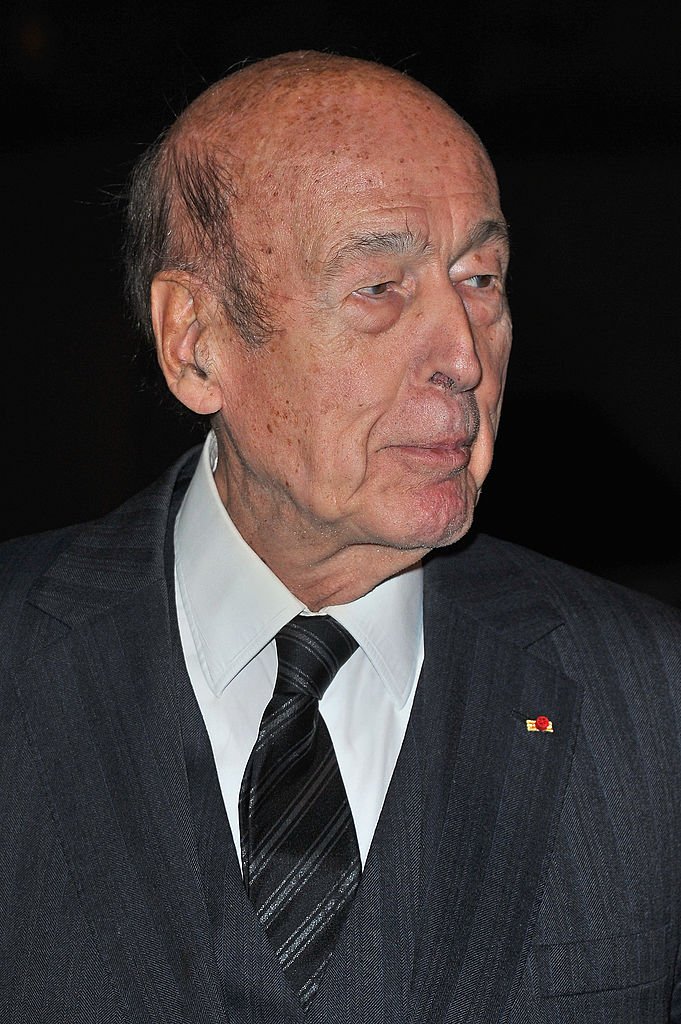 Valéry Giscard d'Estaing au théâtre des Champs Elysées | Photo : Getty Images