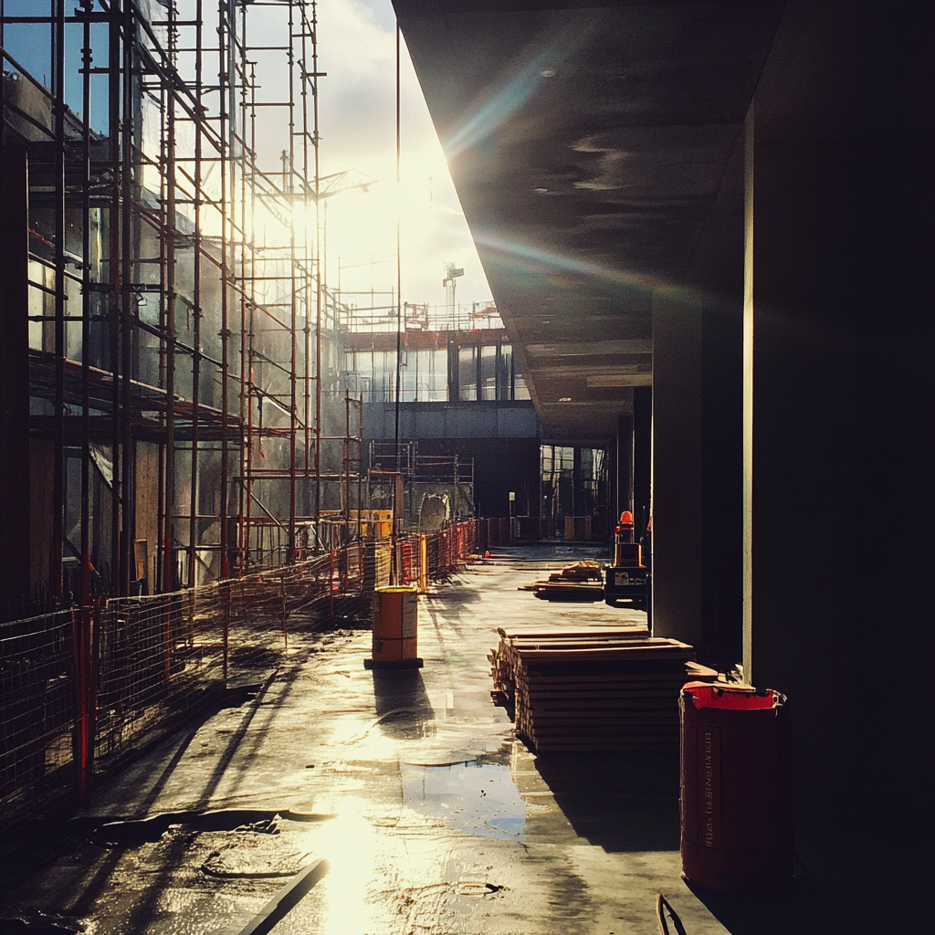 Un chantier de construction | Source : Midjourney
