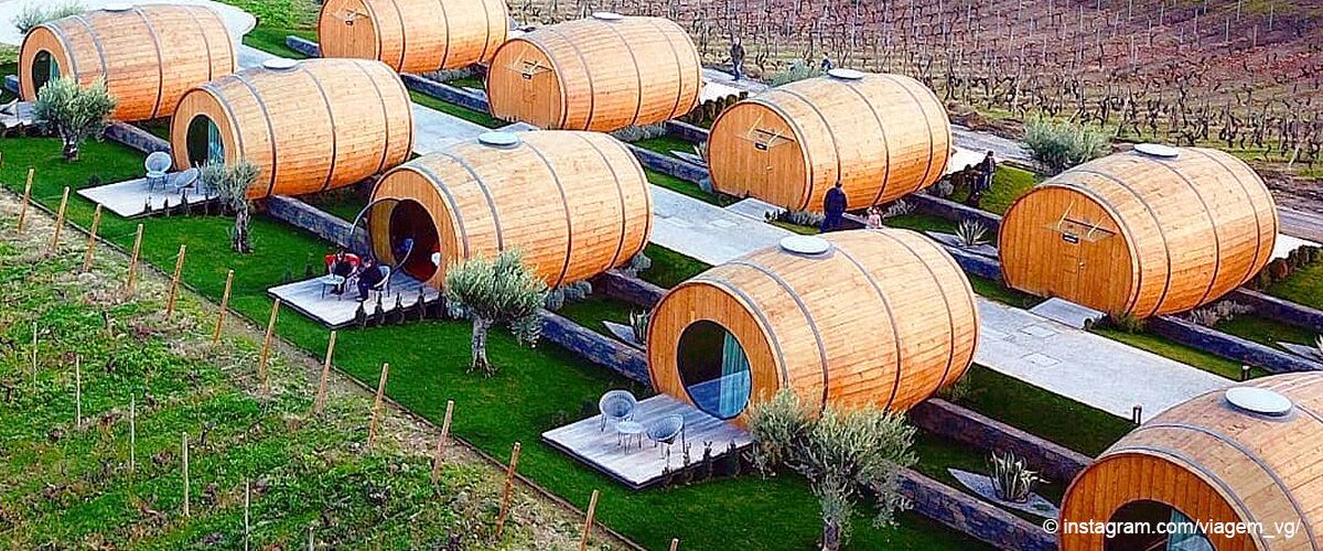 Le meilleur endroit pour les vacances : Le Portugal présente des maisons originales sous forme de barriques de vin