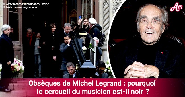 Le mystère sur le cercueil noir, choisi pour les funérailles de Michel Legrand