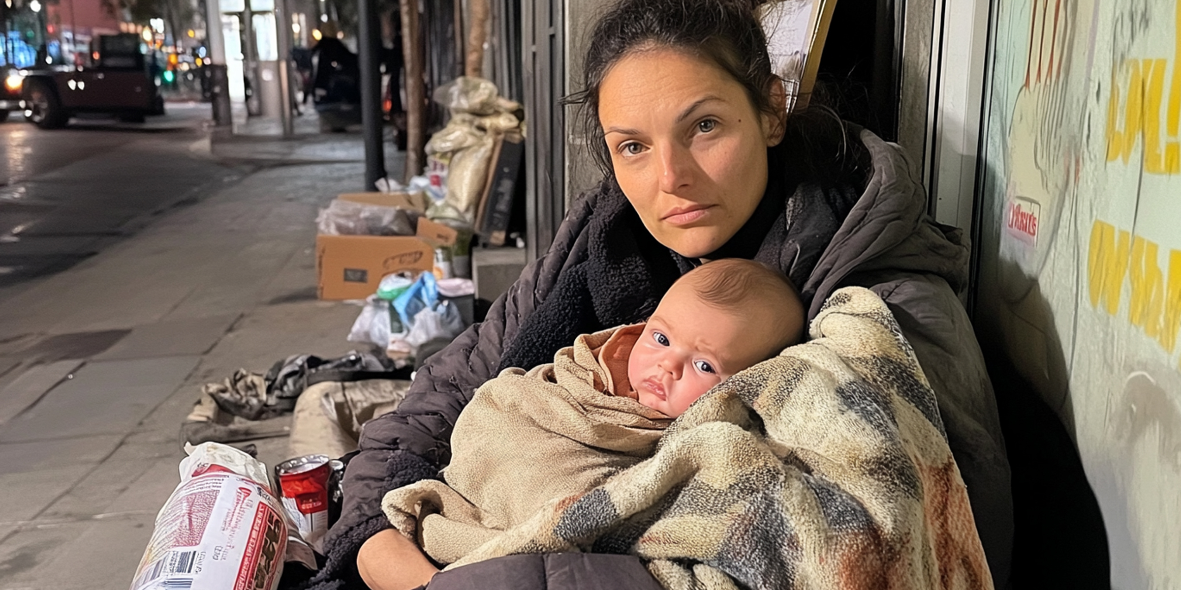 Une femme avec un bébé | Source : Amomama