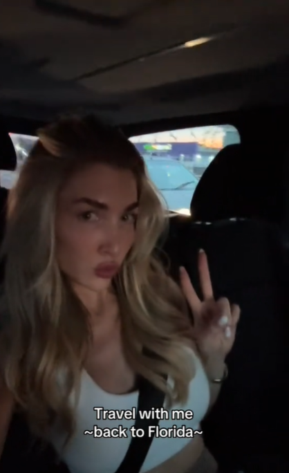 La vidéo de Kate Cassidy sur son retour en Floride | Source : TikTok.com/@kateecass